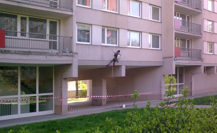 Práce na severní straně